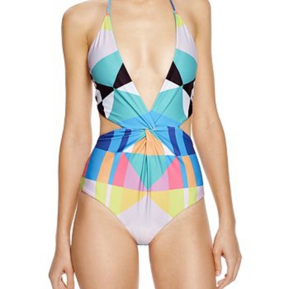 Mara Hoffman diamond reversible one piece